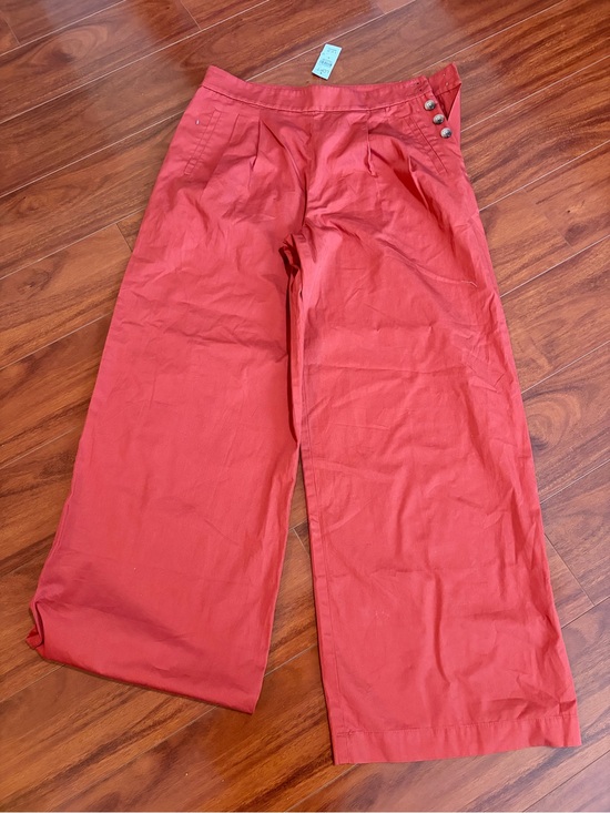 LOFT Pants - Loft wide-leg cotton pants